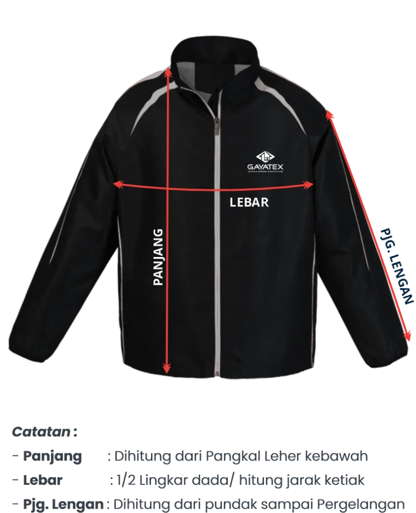 Size Chart Jaket