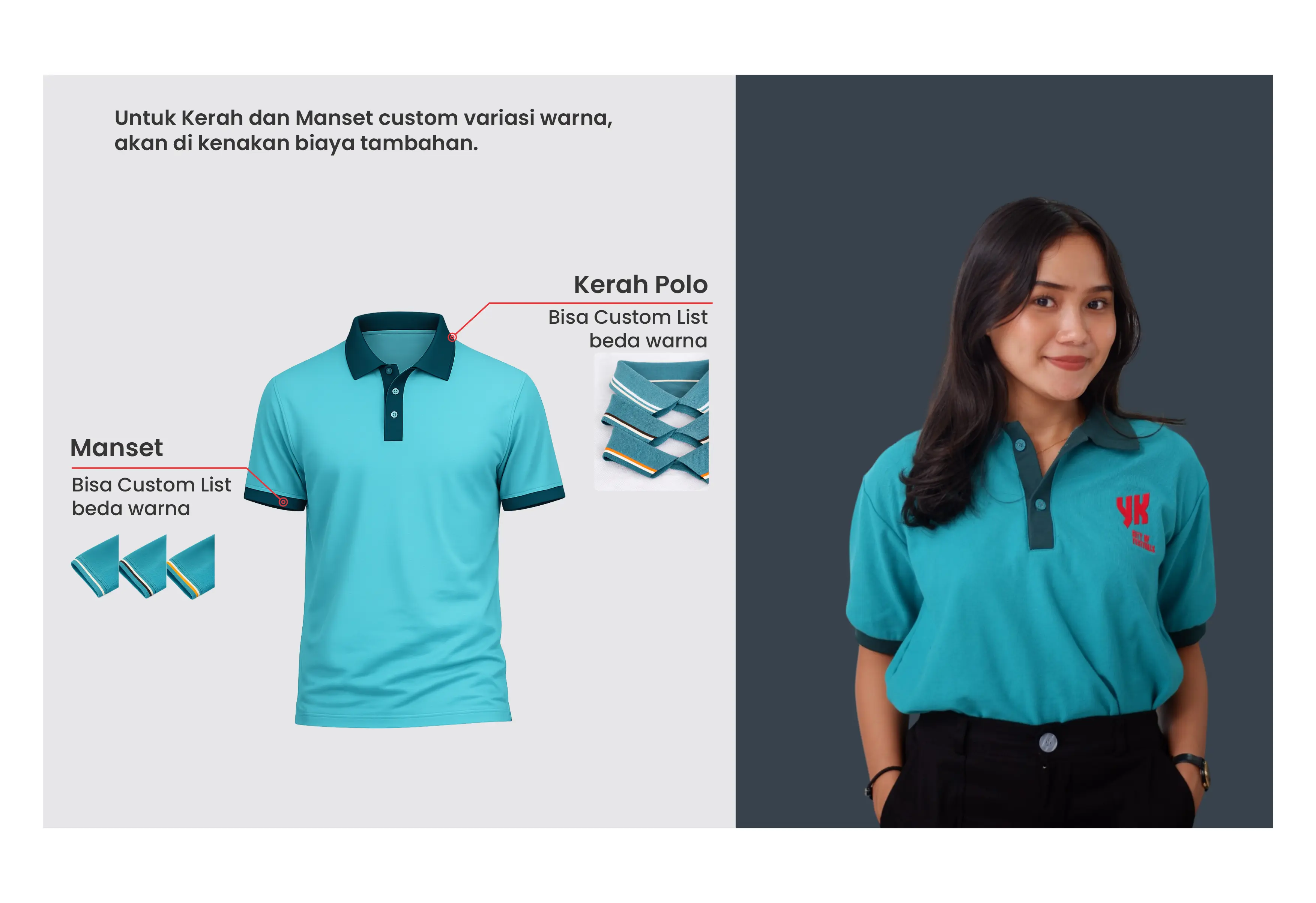 Kerah custom Polo
